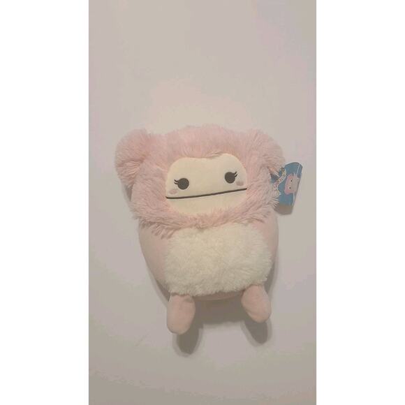 Squishmallows Brina 12” NWT Pink Bigfoot Yeti 2023 - Picture 2 of 6
